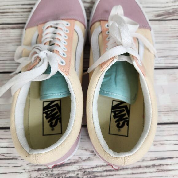 Vans Retro Pastel Block Old School Shoe Multicolor (Men 8/Women 9.5) Unisex - Picture 10 of 11